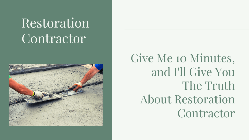Restoration Contractor NY